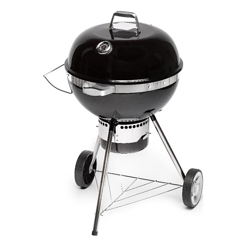 Fieldmann - Houtskoolgrill zwart/chroom