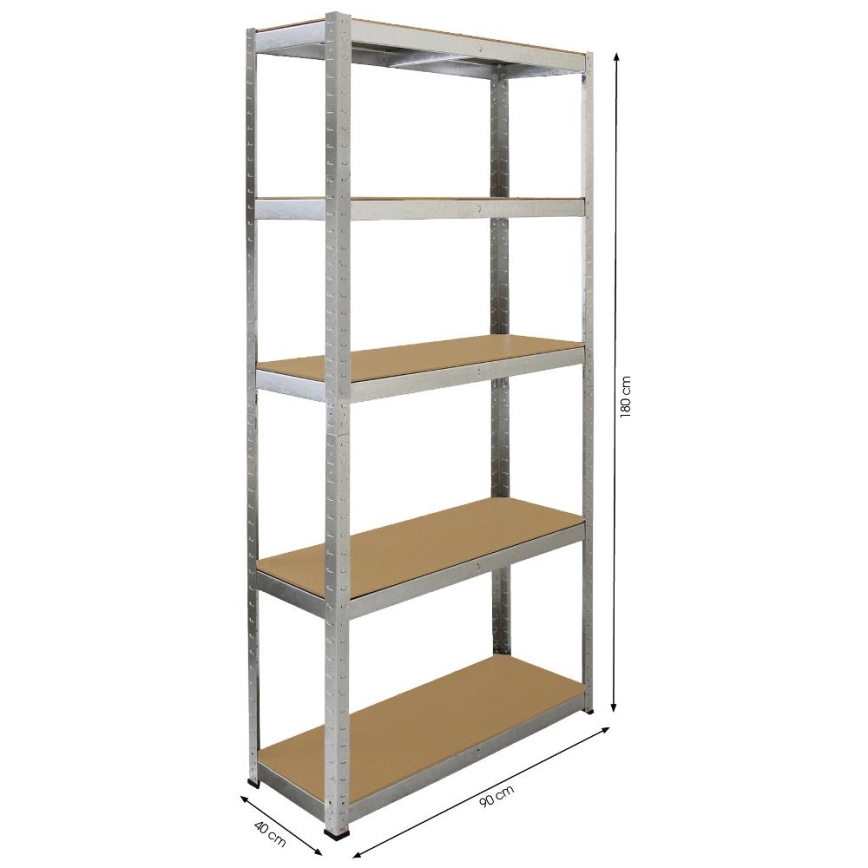 Fieldmann - Opslag rek 180x90x40 cm