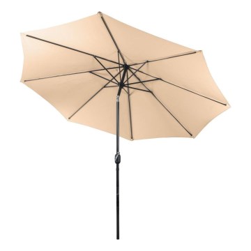 Fieldmann - Parasol diameter 3 m crème
