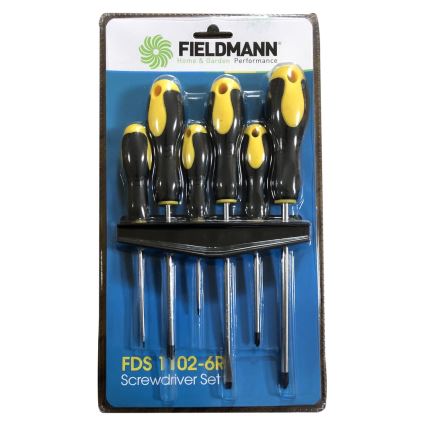 Fieldmann - Schroevendraaierset met houder 6 stuks