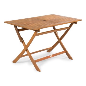 Fieldmann - Table de jardin pliable 120x70 cm acacia