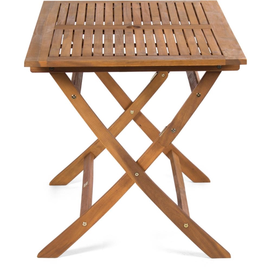 Fieldmann - Table de jardin pliable 120x70 cm acacia