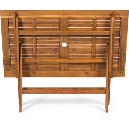 Fieldmann - Table de jardin pliable 120x70 cm acacia
