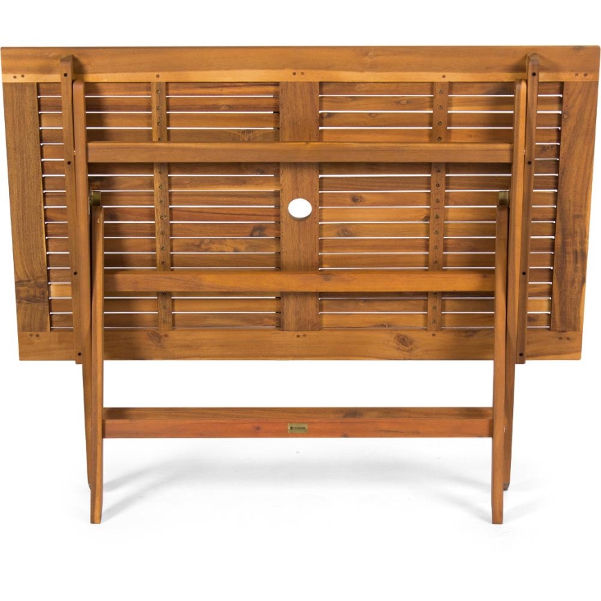 Fieldmann - Table de jardin pliable 120x70 cm acacia