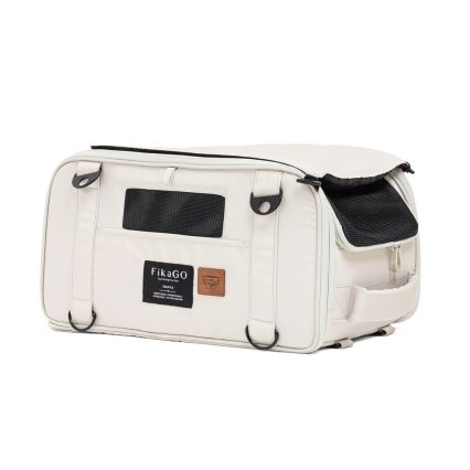 Fikago - Reisdraagtas voor honden en katten TRUFFLE Creamy Cloud