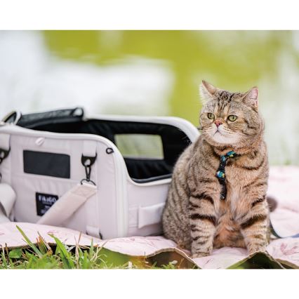 Fikago - Sac de voyage pour chiens et chats TRUFFLE Creamy Cloud