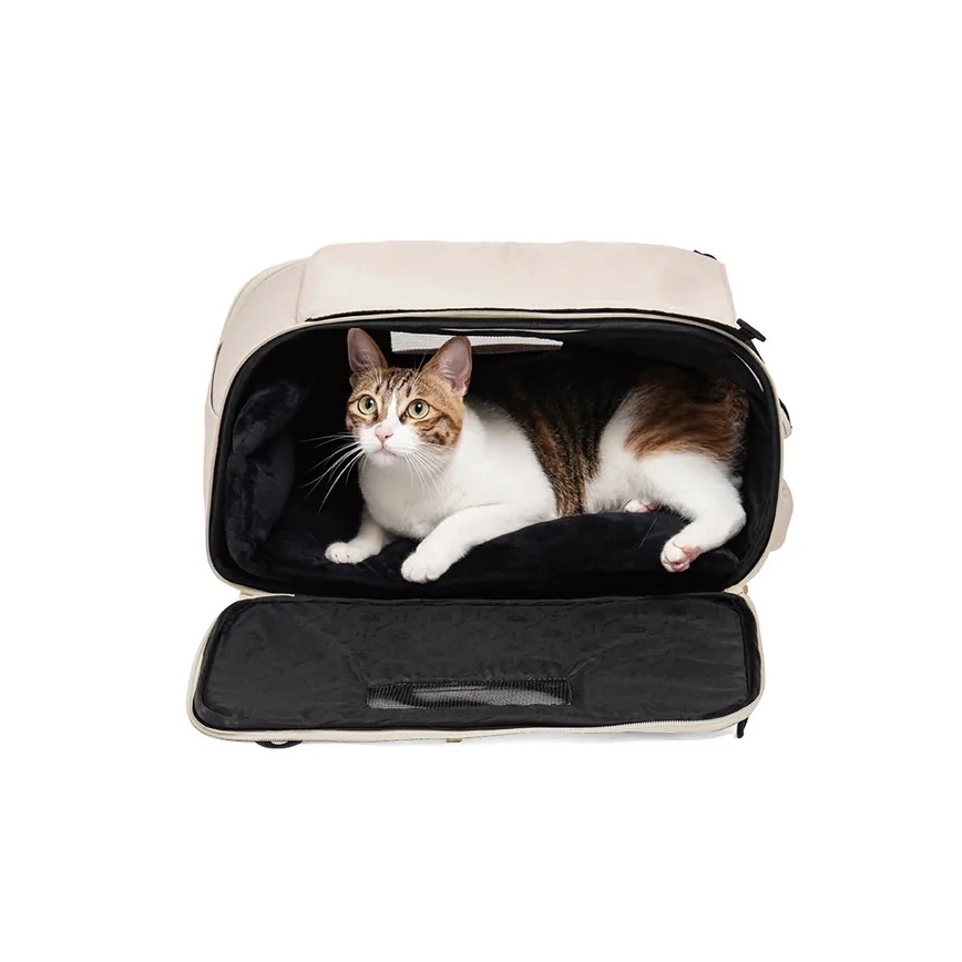 Fikago - Sac de voyage pour chiens et chats TRUFFLE Creamy Cloud
