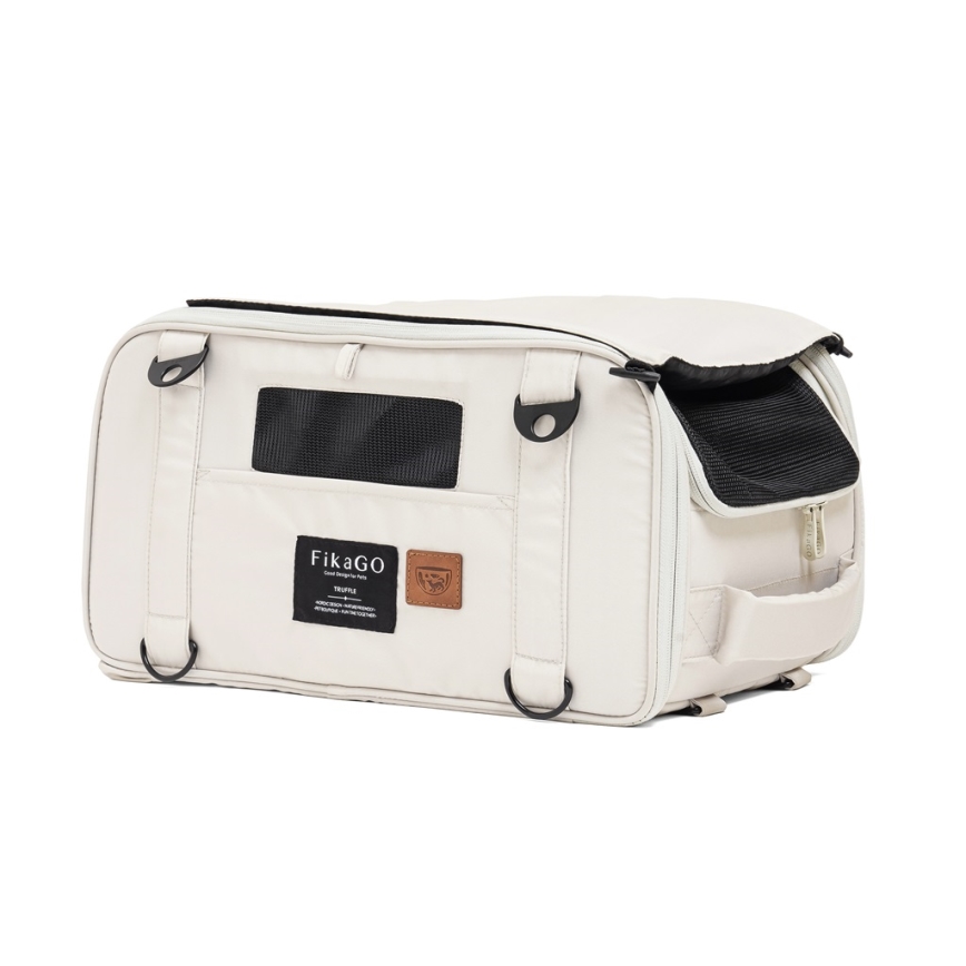 Fikago - Sac de voyage pour chiens et chats TRUFFLE Creamy Cloud