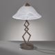 Fischer & Honsel 50122 - Lampe de table BERGAMO 1xE27/40W/230V