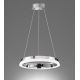 Fischer & Honsel 60280 - LED Hanglamp aan koord dimbaar TRIPOLI 1xLED/18W/230V