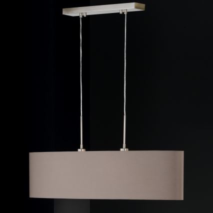 Fischer & Honsel 63832 - Hanglamp aan koord FINN 2xE27/40W/230V