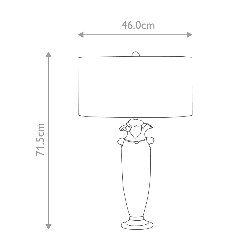 Flambeau - Lampe de table BIENVILLE 1xE27/60W/230V