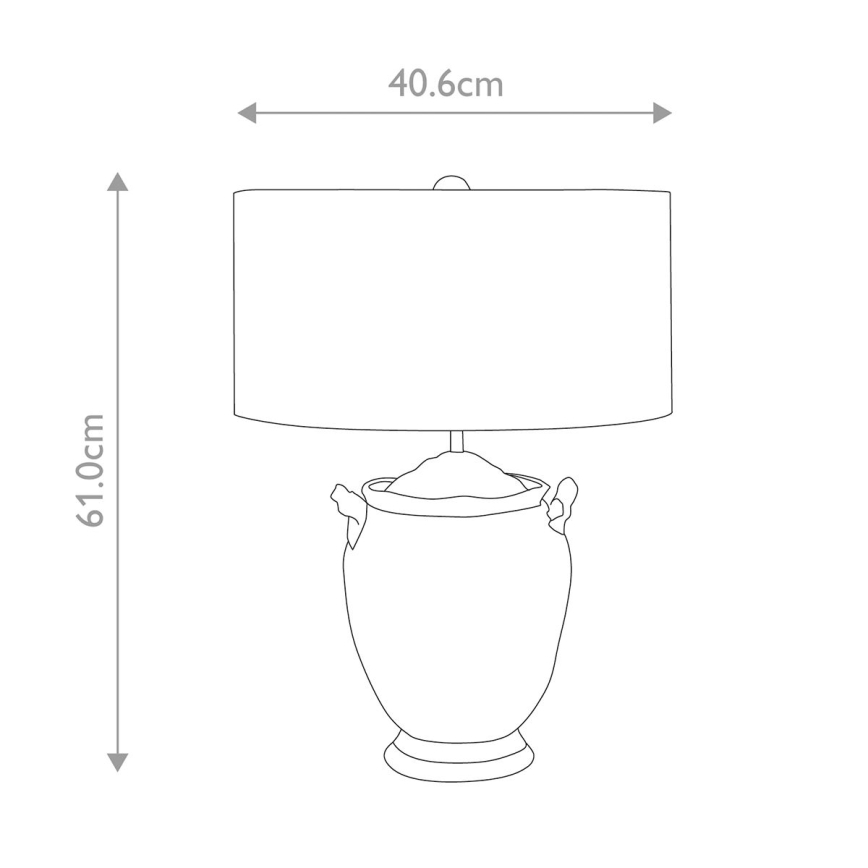 Flambeau - Tafellamp JACKSON 1xE27/60W/230V