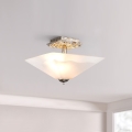 Flambeau - Plafondlamp STAR 2xE27/40W/230V goudkleurig