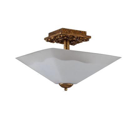 Flambeau STAR-F-S-DG - Plafondlamp STAR 2x E27/40W/230V koperen