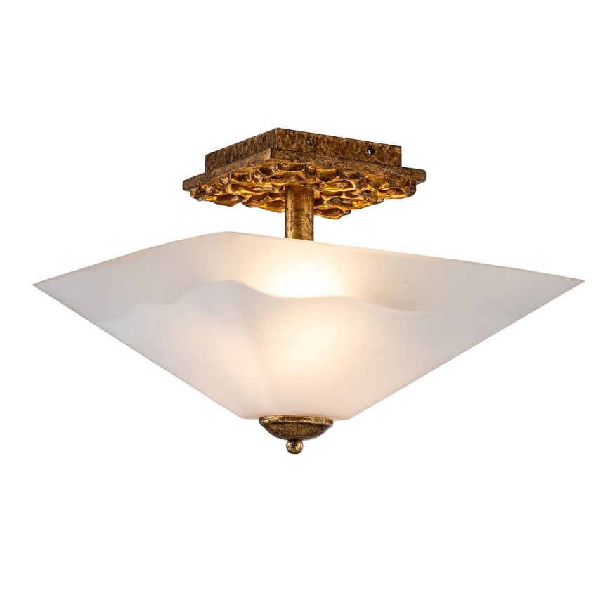 Flambeau STAR-F-S-DG - Plafonnier STAR 2xE27/40W/230V cuivré