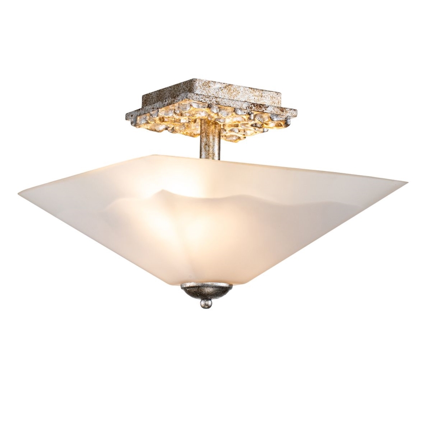 Flambeau - Plafondlamp STAR 2xE27/40W/230V goudkleurig