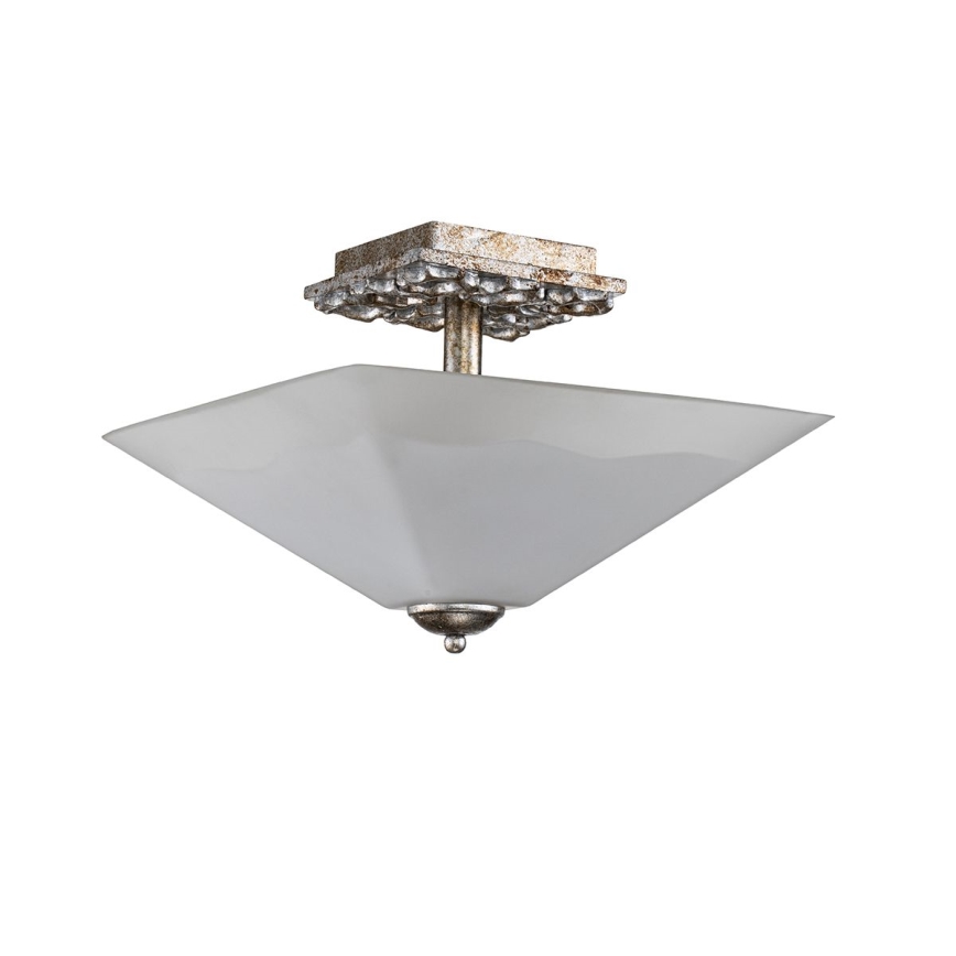 Flambeau - Plafondlamp STAR 2xE27/40W/230V goudkleurig