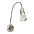 Flexibel klein lampje ARENA 1xE14/40W/230V mat chroom