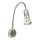 Flexibel klein lampje ARENA 1xE14/40W/230V mat chroom