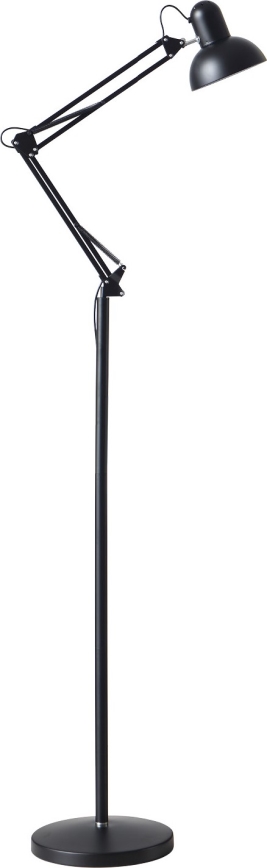 Flexibel Staande lamp AURIQ 1xE27/60W/230V 184 cm zwart