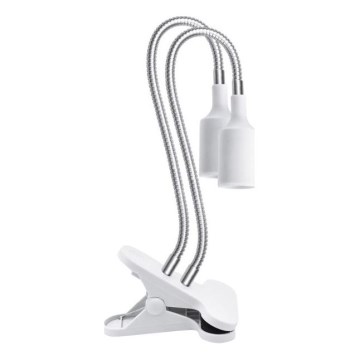 Flexibel tafellamp met clip voor het kweken van planten PLANTY 2xE27/30W/230V wit