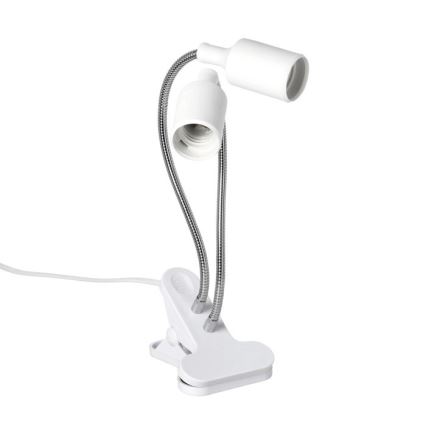 Flexibel tafellamp met clip voor het kweken van planten PLANTY 2xE27/30W/230V wit