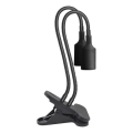Flexibel tafellamp met clip voor het kweken van planten PLANTY 2xE27/30W/230V zwart