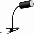 Flexibele klemlamp PUNTO 1xGU10/9W/230V zwart