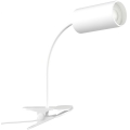 Flexibele lamp met klem PUNTO 1xGU10/9W/230V wit