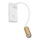 Flexibele LED-lamp TONIL LED/3,3W/230V wit/goud