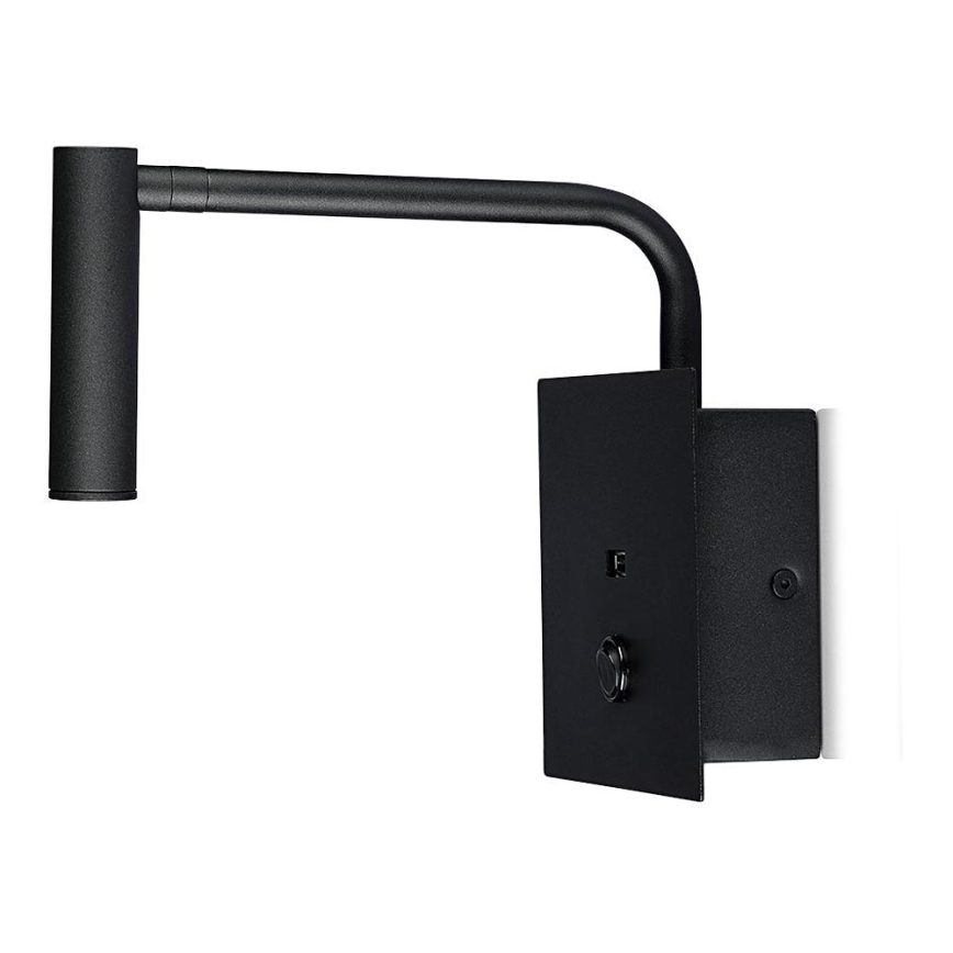 Flexibele LED Wandlamp met USB poort LED/3W/230V