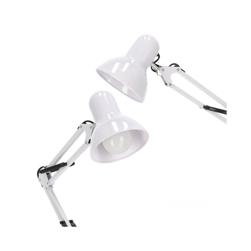 Flexibele vloerlamp AURIQ 1xE27/60W/230V 184 cm wit