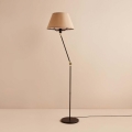 Flexibele vloerlamp AYD 1xE27/40W/230V zwart/bruin