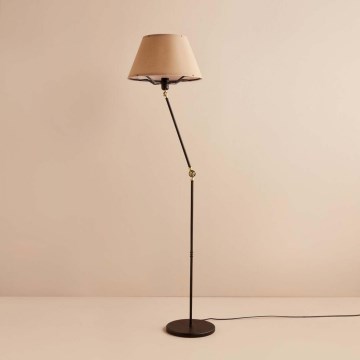 Flexibele vloerlamp AYD 1xE27/40W/230V zwart/bruin