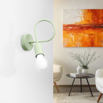 Flexibele wandlamp OXFORD 1xE27/15W/230V groen