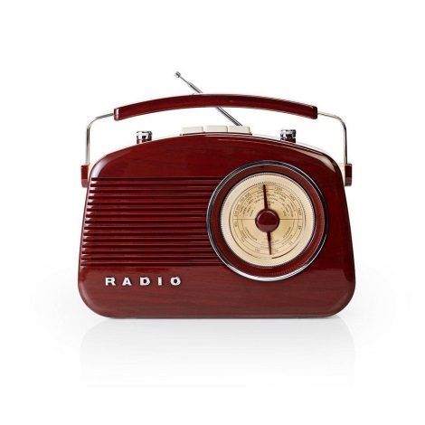 FM Radio 4,5W/230V bruin