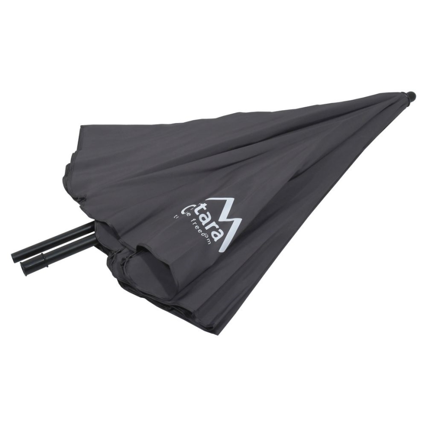 Folding tilting parasol diameter 1,8 m grijs