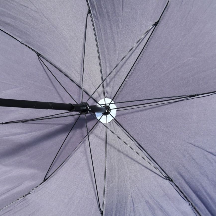 Folding tilting parasol diameter 1,8 m grijs