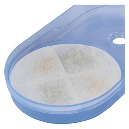 Fontaine à eau pour animaux 2,6 l/5V gris