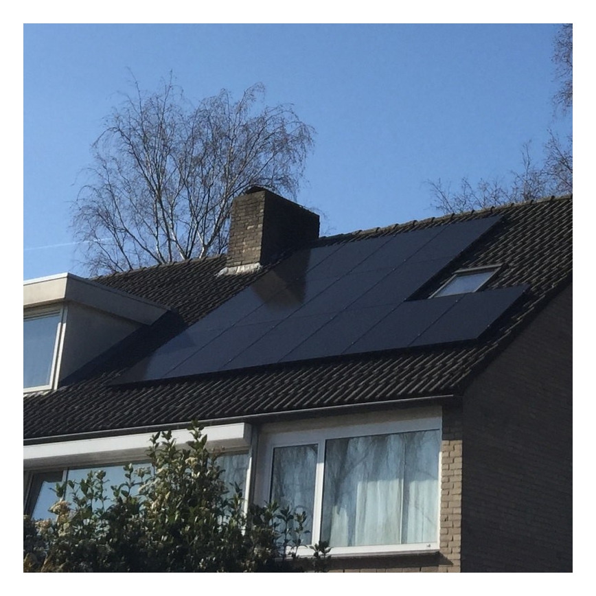 Fotovoltaïsch zonnepaneel JA SOLAR 390Wp volledig zwart IP68 Half Cut -pallet 36 st