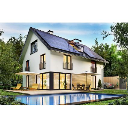 Fotovoltaïsch zonnepaneel JA SOLAR 405Wp zwart Frame IP68 Half Cut