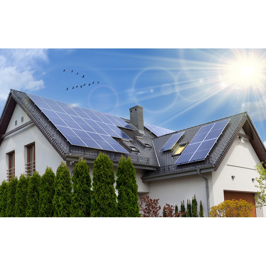 Fotovoltaïsch zonnepaneel Risen 440Wp zwart Frame IP68 Half Cut