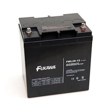 FUKAWA FWL 28-12 - Batterie au plomb 12 V / 28 Ah, bornes à vis M5
