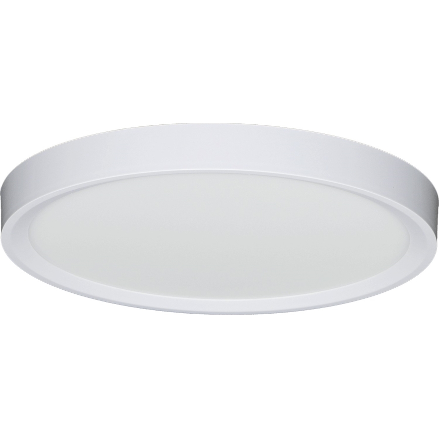 Fulgur 41810 - Plafonnier NOMY LED/18W/230V 3000/4000/6000K IP40 d. 23 cm blanc