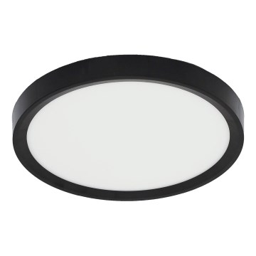 Fulgur 41811 - LED Plafondlamp NOMY LED/18W/230V 3000/4000/6000K IP40 diameter 23 cm zwart
