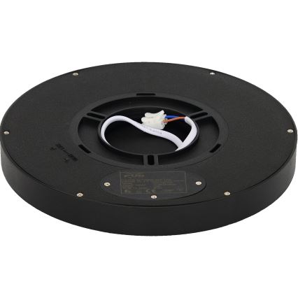 Fulgur 41811 - LED Plafondlamp NOMY LED/18W/230V 3000/4000/6000K IP40 diameter 23 cm zwart
