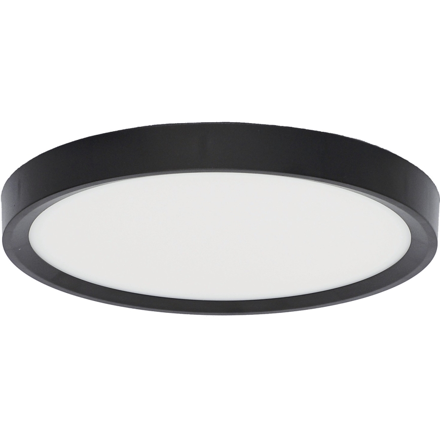 Fulgur 41811 - Plafonnier NOMY LED/18W/230V 3000/4000/6000K IP40 d. 23 cm noir