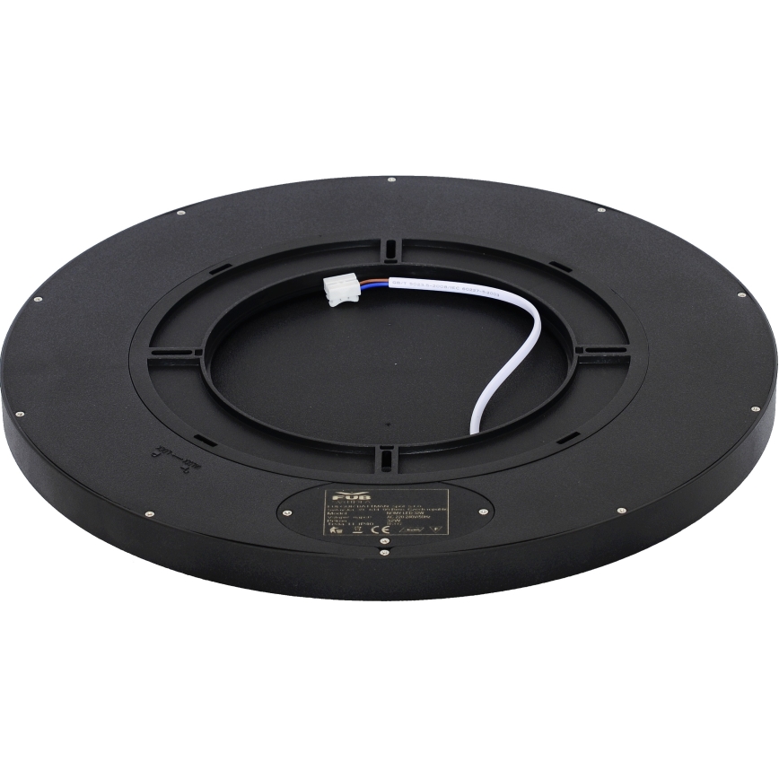 Fulgur 41813 - LED Plafondlamp NOMY LED/32W/230V 3000/4000/6000K IP40 diameter 40 cm zwart