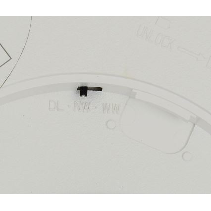Fulgur 42361 - LED Plafondlamp NOMY LED/24W/230V 3000/4000/6000K IP40 diameter 30 cm wit